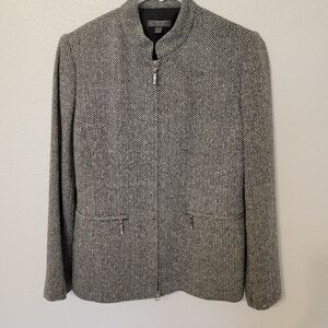 Classiques Entier VTG Black/white Cropped Jacket SZ 4